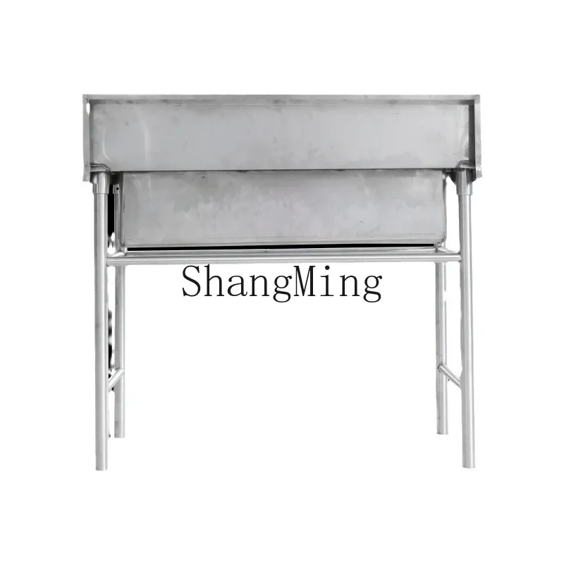CL  stainless steel large kitchen special floor washing basin, thickened stainless steel sink sink