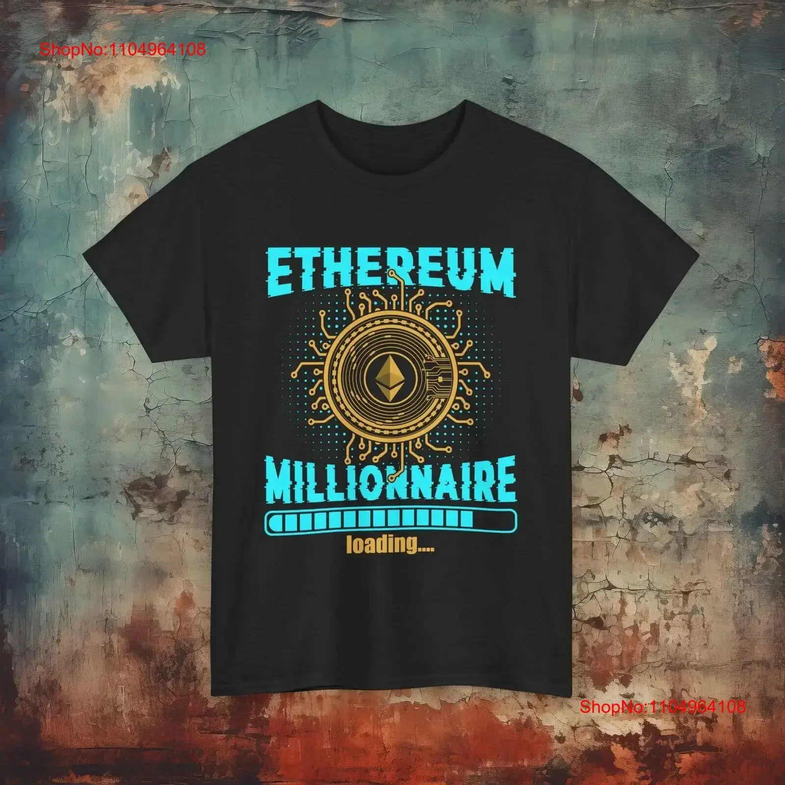 

Crypto Kings Эксклюзивная тематическая одежда Ethereum Футболка с блокчейн винтажная стираная графика Мягкая модельерская одежда
