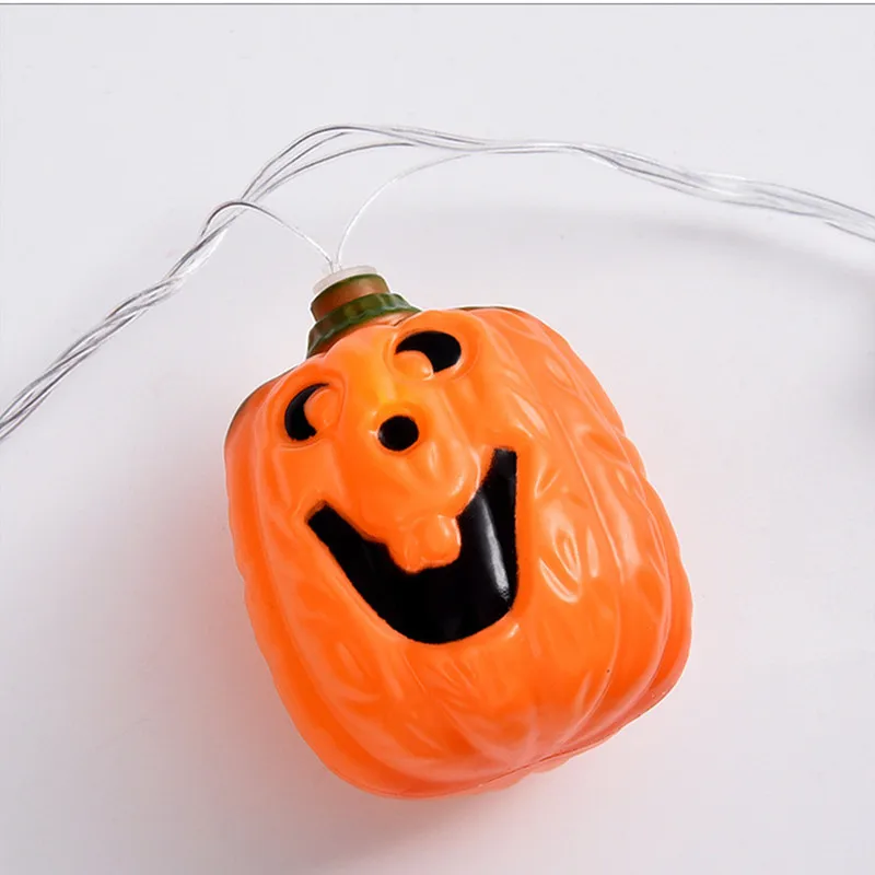 تزيين احتفالي الهالوين الجديد لعام 2025، أضواء سلسلة اليقطين المضحكة، إضاءة زخرفية لحلي العطلات، لا تتضمن البطارية