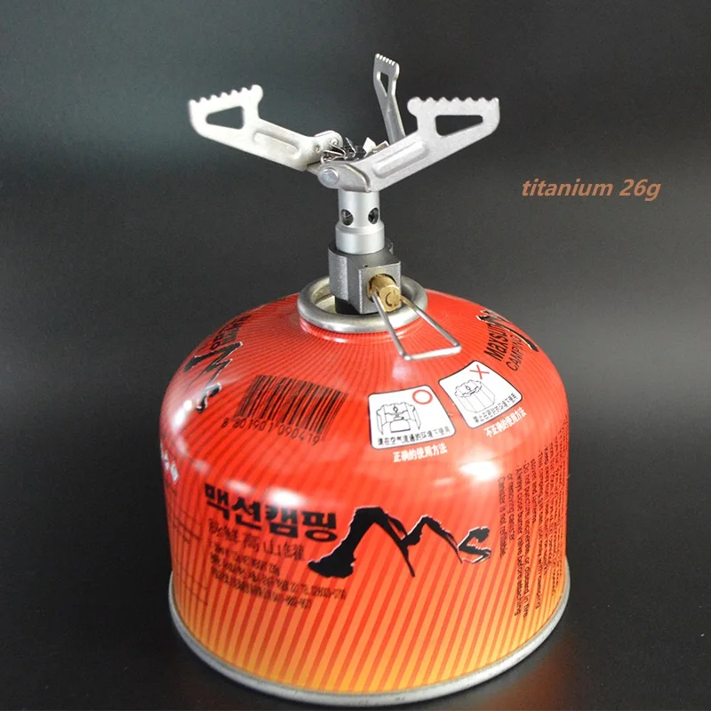 Picture 7: Super Mini Camping Stove 3000W Outdoor Pocket Gas Burner Ultralight Camping Tools