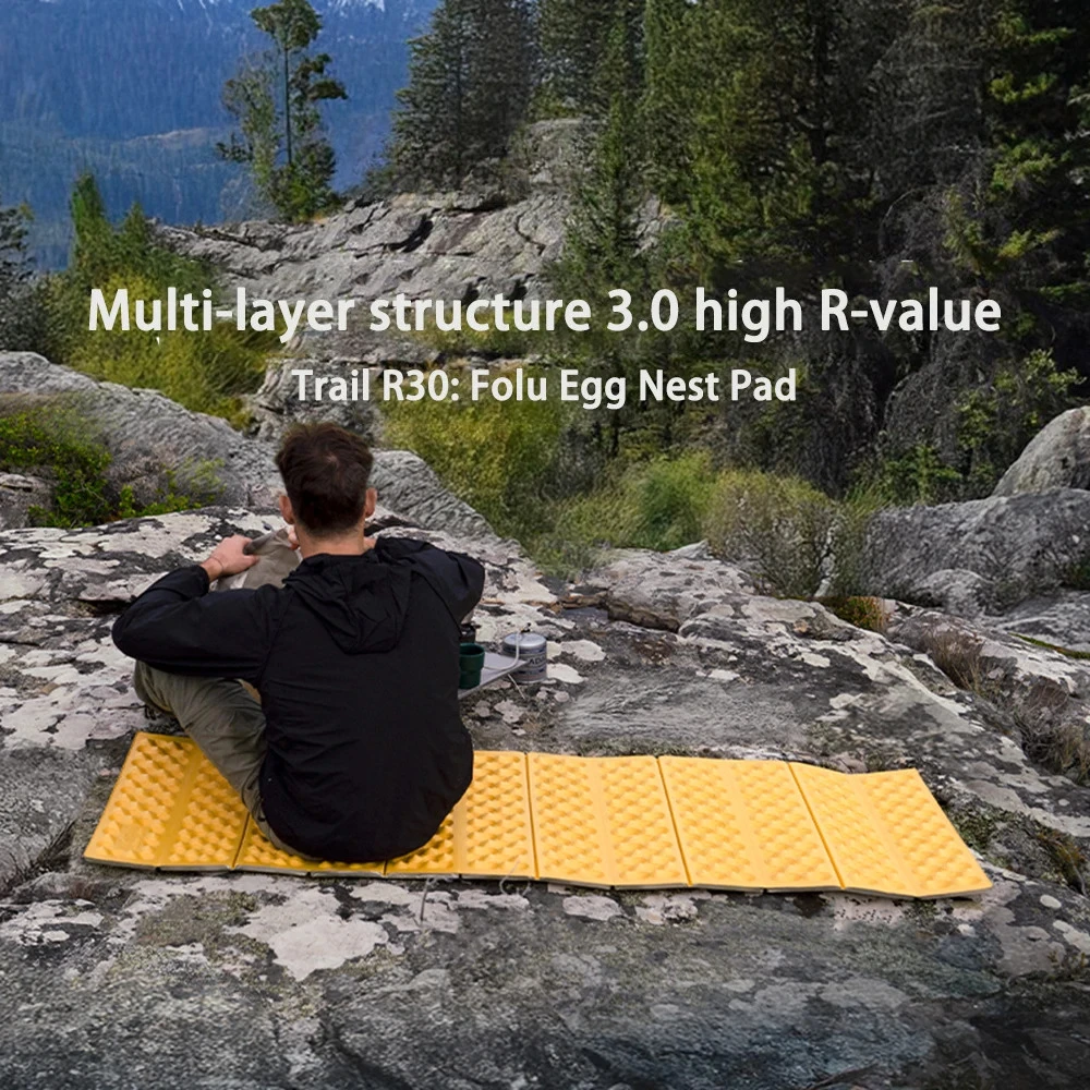 

Naturehike Troues R 3.0 Lightweight Portable Folding Square Egg Nest Mat Outdoor 2.5cm Thickened Camping Fishing Picnic Mat