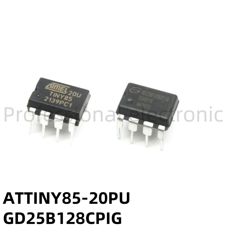 ATTINY85-20PU GD25B128CPIG DIP8 Пластиковый корпус