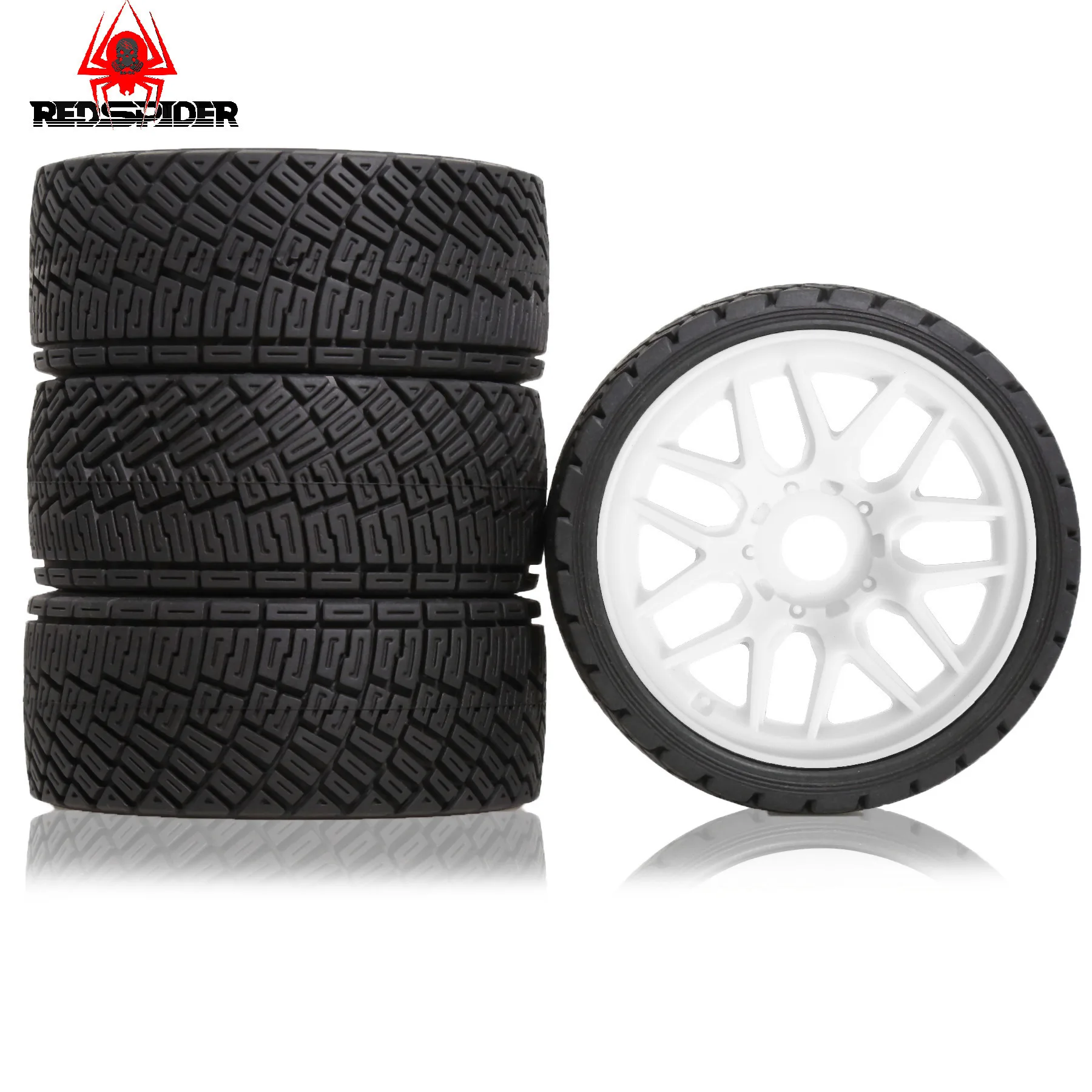 Pneu de voiture de course RC 100MM 1/7 1/8, roue en plastique pour KM FS KYOSHO KKPIT ARRMA ZD Hyper GO MJX, pièce de mise à niveau