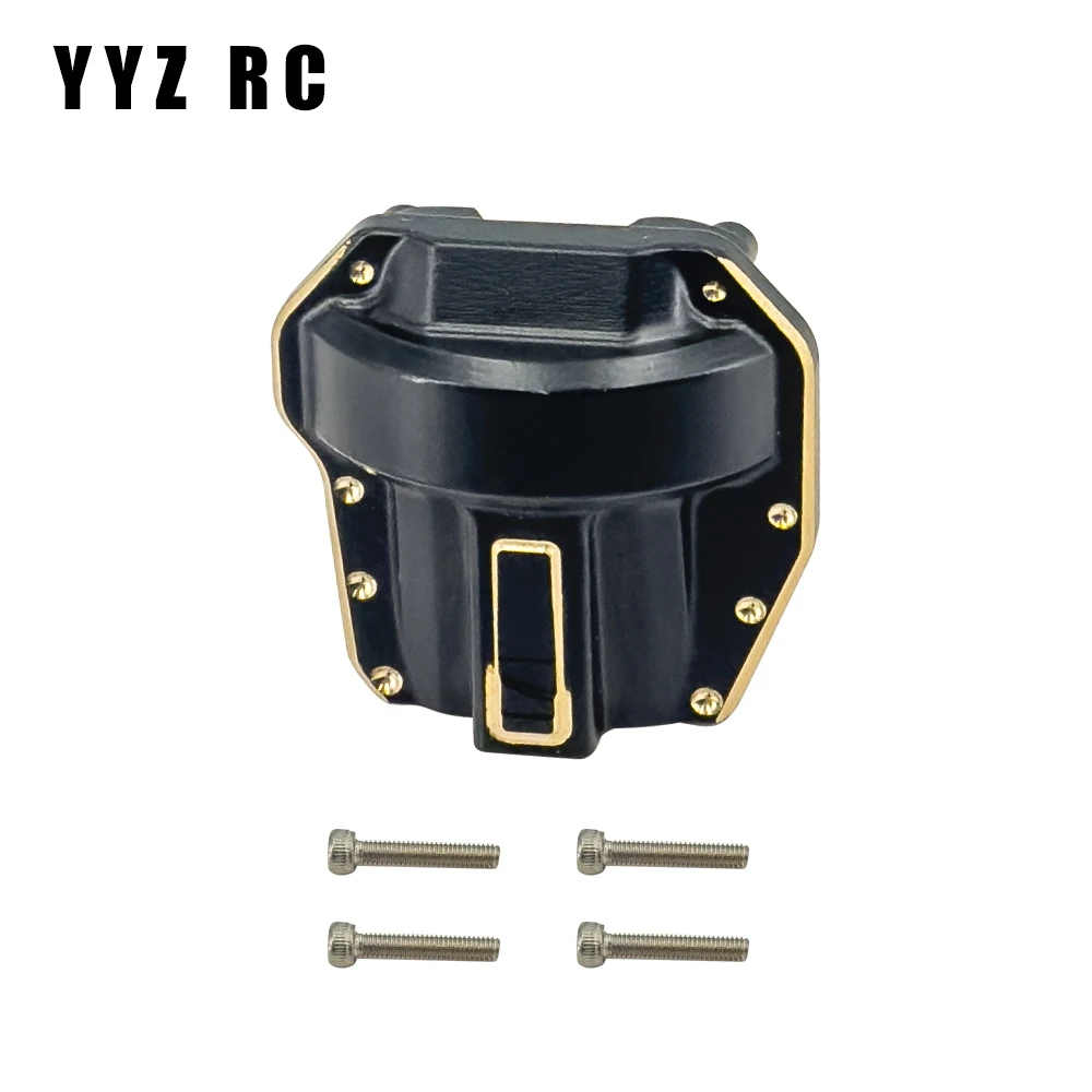 Brass Differential Axle Diff Cover Metal For Axial Scx10 iii Upgrade Parts Remote Control Rc Crawler Car Accessories 1/10 Scale