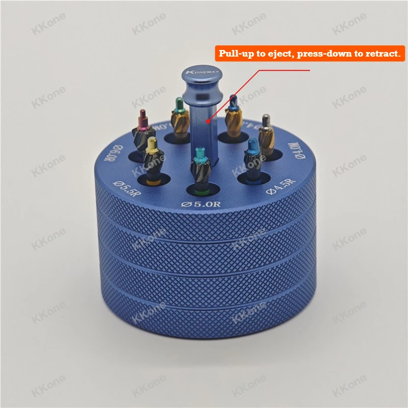 Dental Implant Bone Profiler Contouring Drill Trimmer Better Bone Chip Discharge Height Adjustable Circular Placement Base