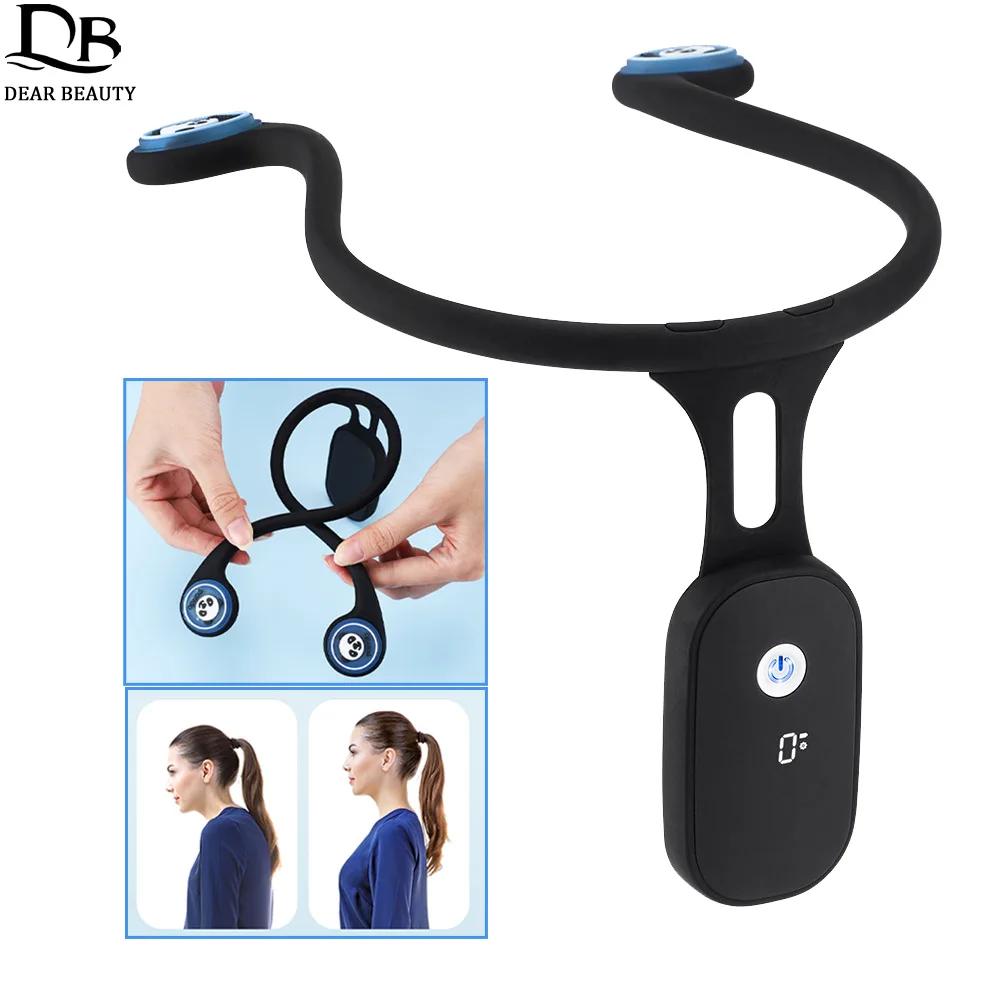 Smart Posture Corrector Back Vibration Reminder Posture Training Correction Device For Adult Kids Anti-Humpback Protect Eyesight