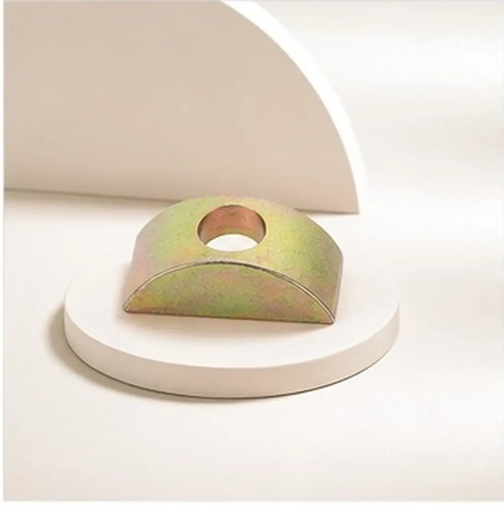 20pcs M8 Half Moon Washers Zinc Alloy for Wooden Furniture Assembly – Sturdy, Easy to Install