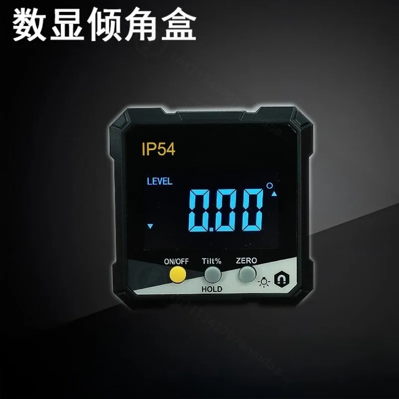 Mini Digital Display Magnetic Inclinometer Box Slope Level Gauge Protractor Engineering Measuring Hardware Tool