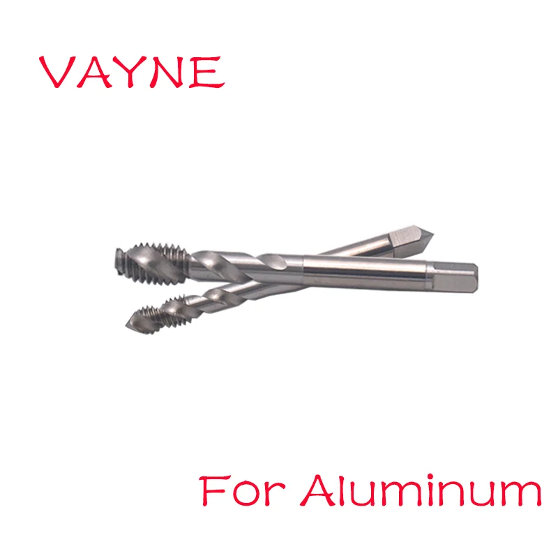 VAYNE HSSE metryczne spiralne karbowane z kranu M2 M2.5 M2.6 M3 M3.5 M4 M4.5 M5 M6 M7 M8 M10 M12 śruba maszynowa gwintowniki do aluminium