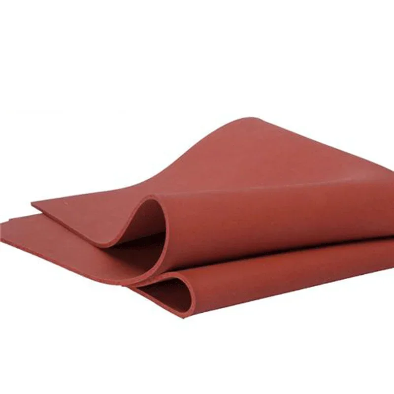 Silicone Foam Board Gasket High Temperature Resistant Sponge Red Foam Sealing Silicone Gasket