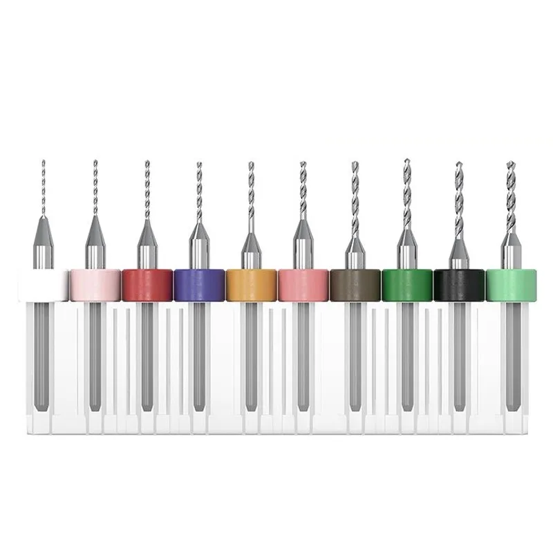 GAMONT PCB Ttungsten Steel Carbide Twist Drill Fixed Shank Bit 0.1-2.95mm Small Head Ultra-fine Drilling Tools