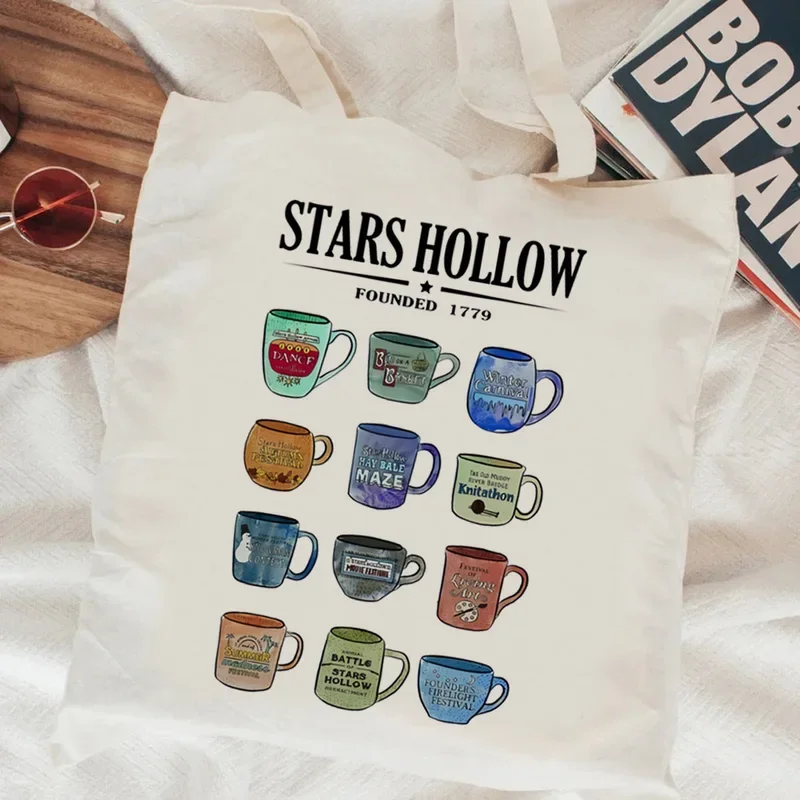 

Gilmore Girls shopping bag shopper jute bag cotton tote shopping handbag bag jute fabric sac cabas sac toile