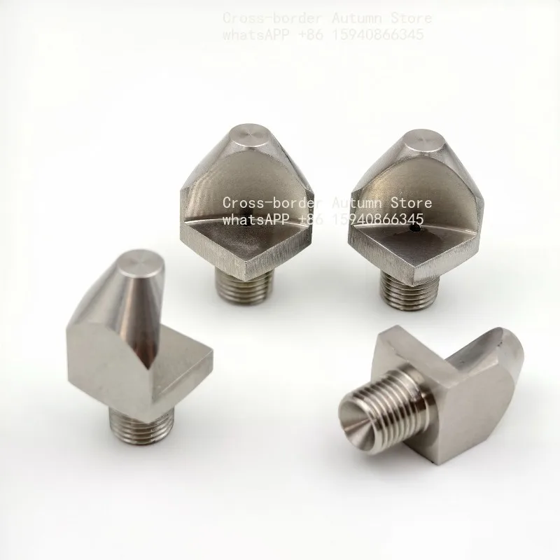 Stainless steel narrow-angle fan nozzle, sand and ore cleaning, high-impact fan nozzle