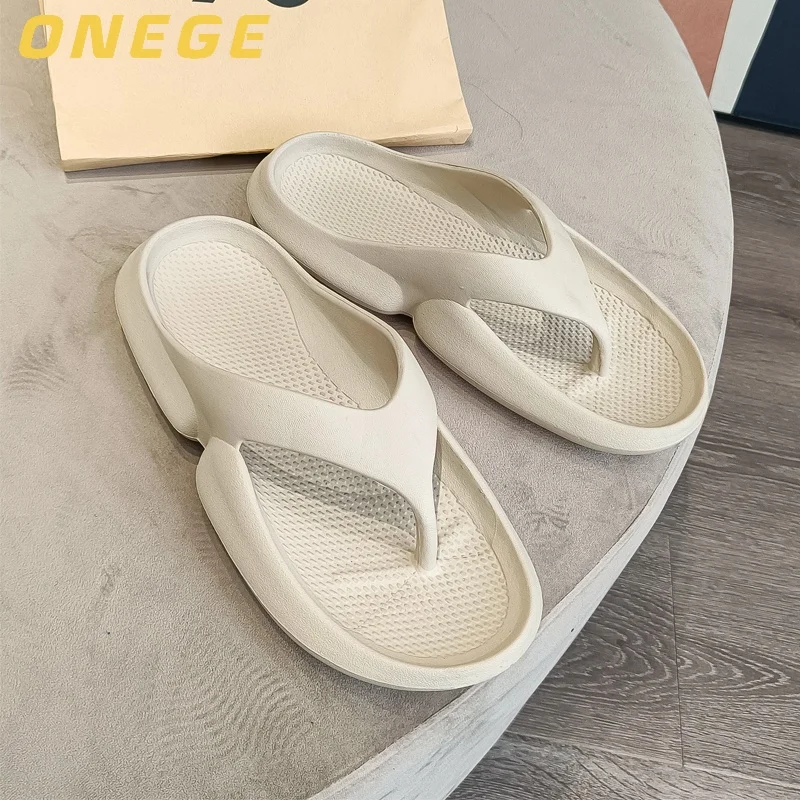 زوج من شباشب الزوجين الصيفية للرجال والنساء، شباشب صيفية جديدة قابلة للتنفس ومقاومة للاهتراء وغير قابلة للانزلاق للارتداء الخارجي، أحذية رجالية بسيطة مريحة ذات نعل سميك #6