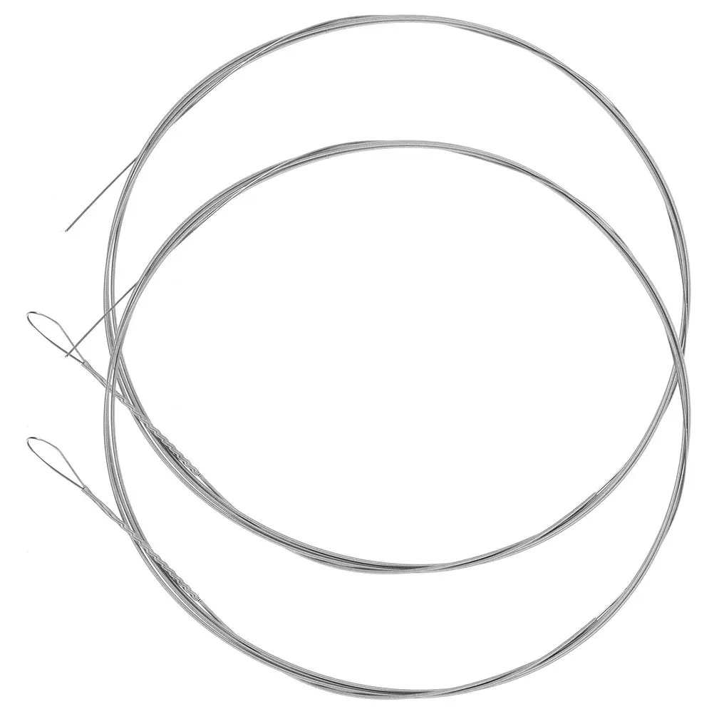 

2Pcs Metal Dulcimer Strings Exceptional Tones Comfortable Durable Design Dulcimer String Instrument Strings