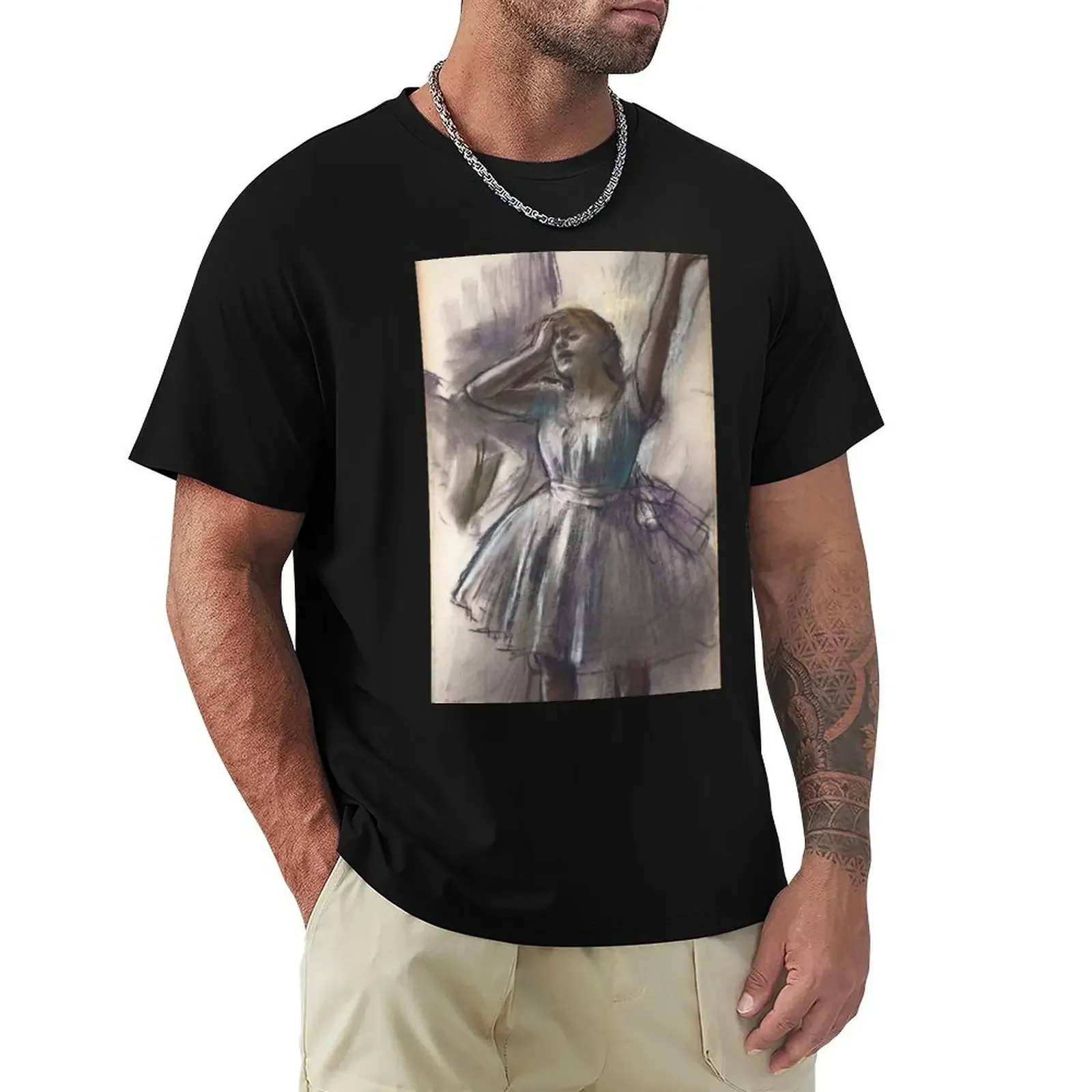 

Edgar Degas - Dancer Stretching T-Shirt graphic t shirt vintage plus sizes plain t shirts men