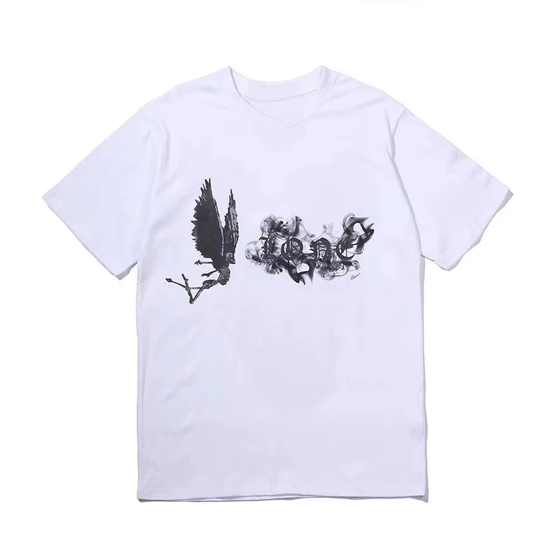 2026 lässiges amerikanisches Kurzarm-T-Shirt, geeignet für Männer und Frauen, lockeres Rundhals-Oberteil, bedrucktes Sommer-Paar-T-Shirt – Detail 6