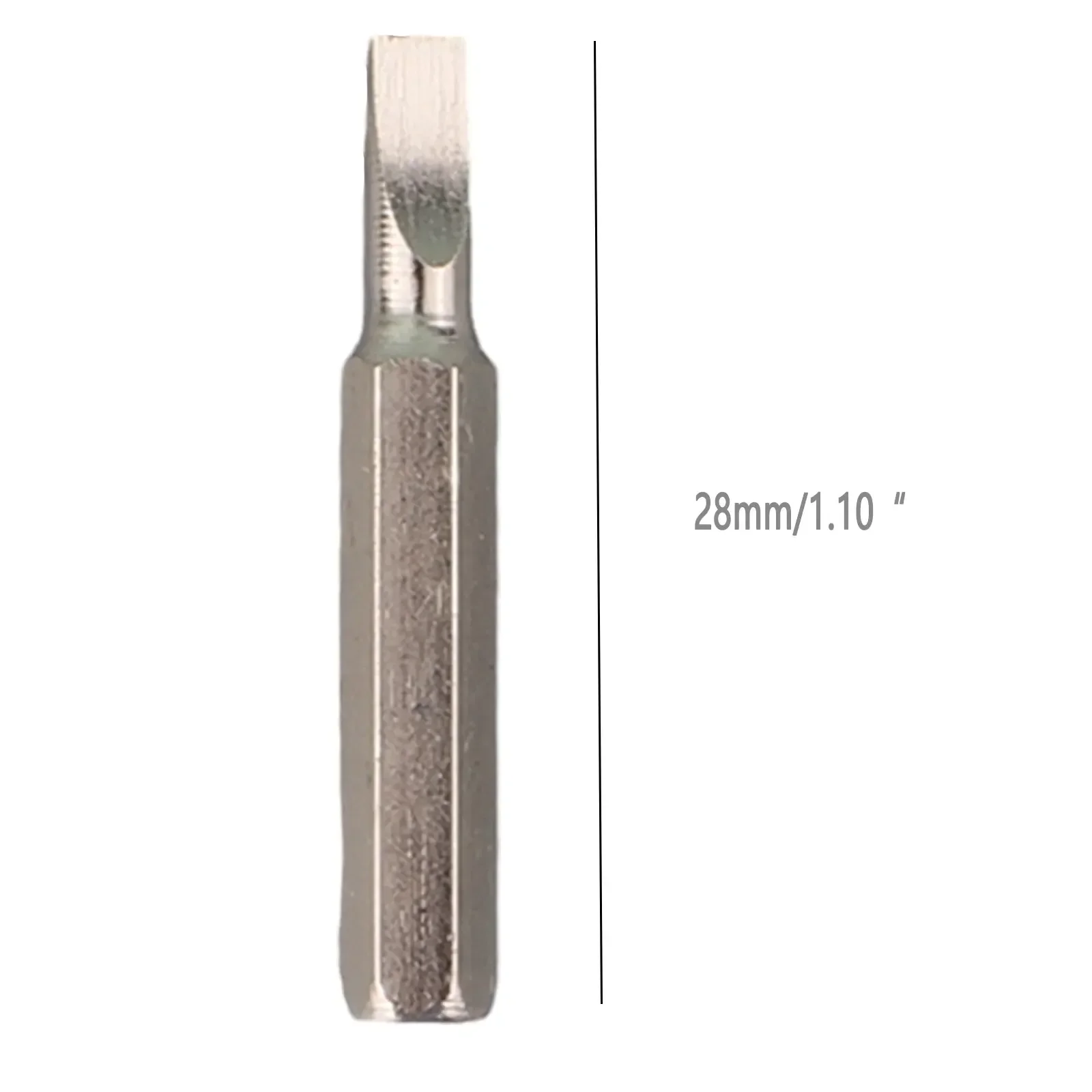 

Power Tools Screwdriver Bit Set Screwdriver Set Silver 28mm Length Assembly Chrome Vanadium Steel High Quality