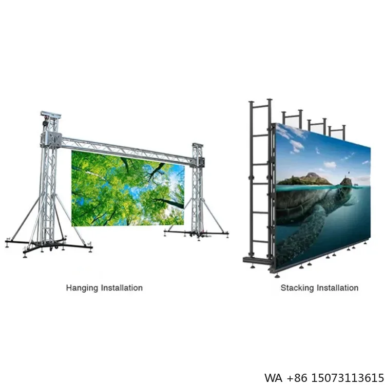 

Outdoor P3.9/P4.8 LED Rental Panel 500x1000mm Large Screen for Stage Backgrounds Events