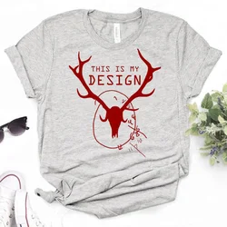 Hannibal Tee women designer funny harajuku t-shirts girl manga Japanese designer clothes