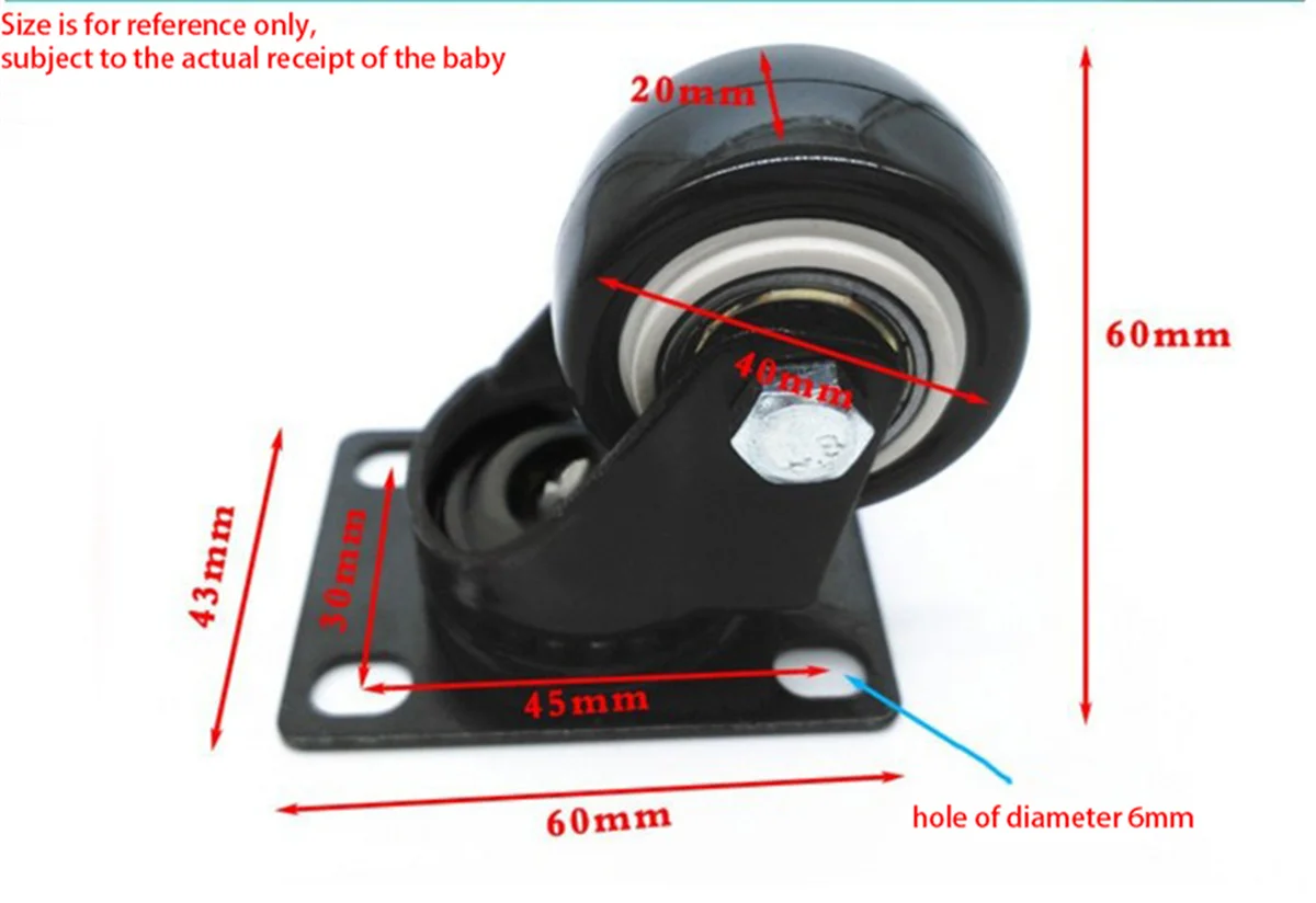 

Refrigerator wheel holder universal wheel fixing pad baby crib wheel office chair roller anti-slip heightening foot pad