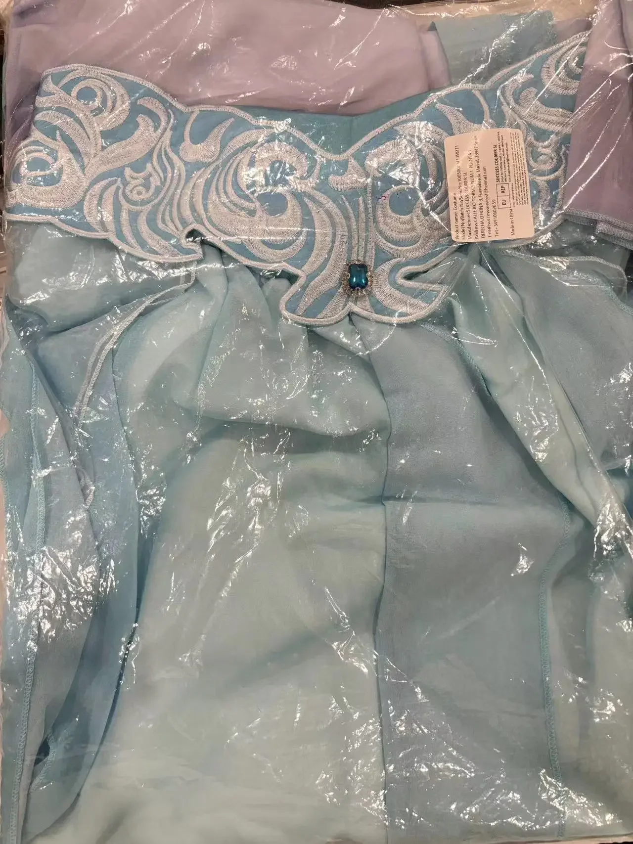 فستان حورية البحر مثير لعام 2025 فستان الأميرة مطرز تدريجيًا مطرزًا أسطوريًا Hanfu بأكمام كبيرة موضة الصناعة الثقيلة