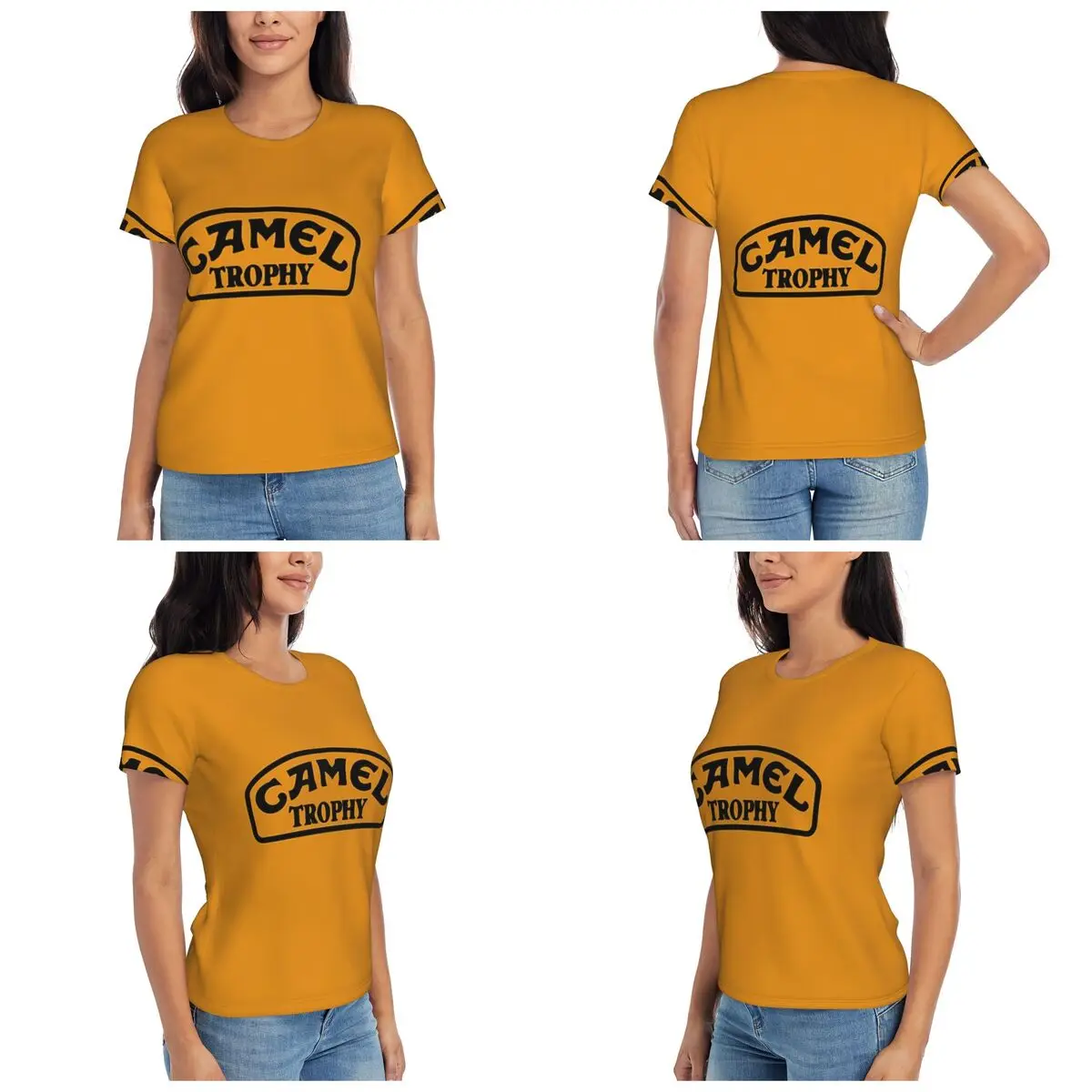 Camel Trophy Defender T-Shirt for Women Crew Neck Streetwear T Shirts Women's Short Sleeve Summer Clothes Tops