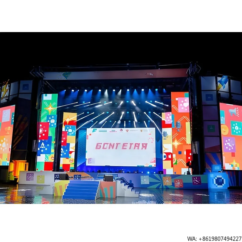 P2.6 Indoor Low Blue Light Rental LED Screen Durable Frame for Premium Brand Press Conference