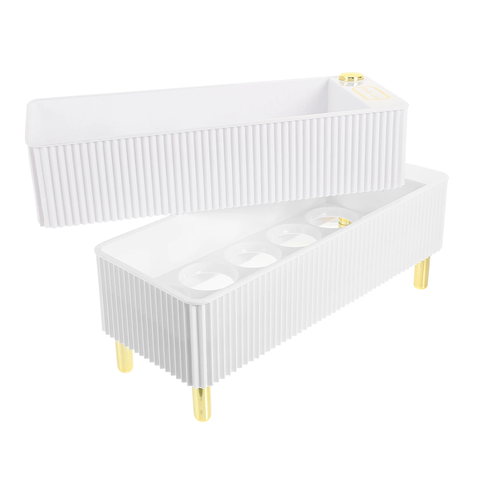 

Double Layer Egg Storage Box Premium Pet Material Non-Slip Grooves Design Large Capacity for All Sizes Organizer Refrigerator