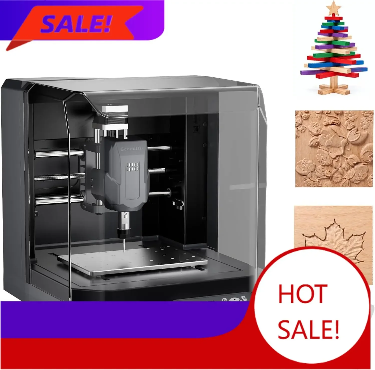 BestsellerBestsellerBestsellerBestsellerCubiko CNC Router Machine with Enclosure, PCB Milling Machine, Smart Desktop CNC with Au