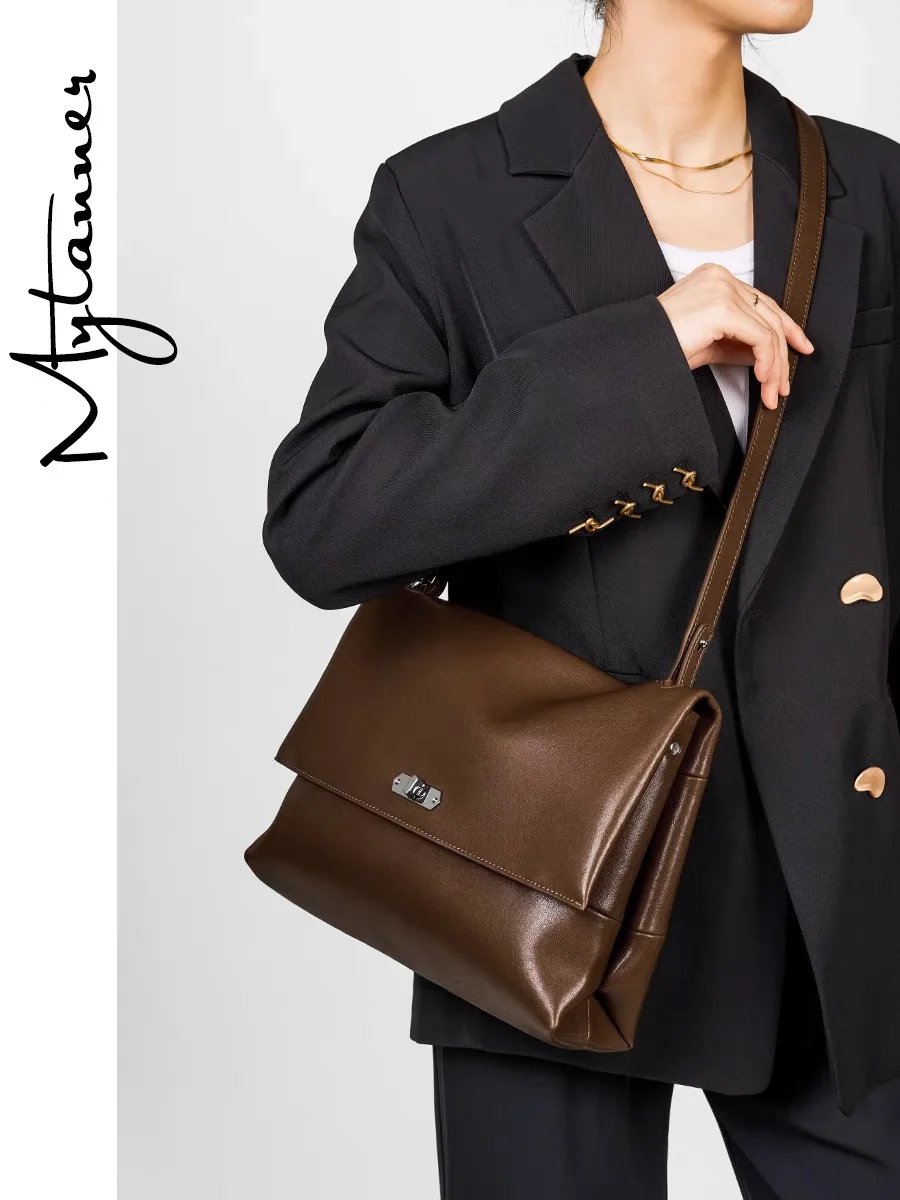 

Luxury Designer High-end Sense Of Large-capacity Bag Ladies 2025 New Popular All-match Chain Messenger Bag Commuter Shoulder Bag