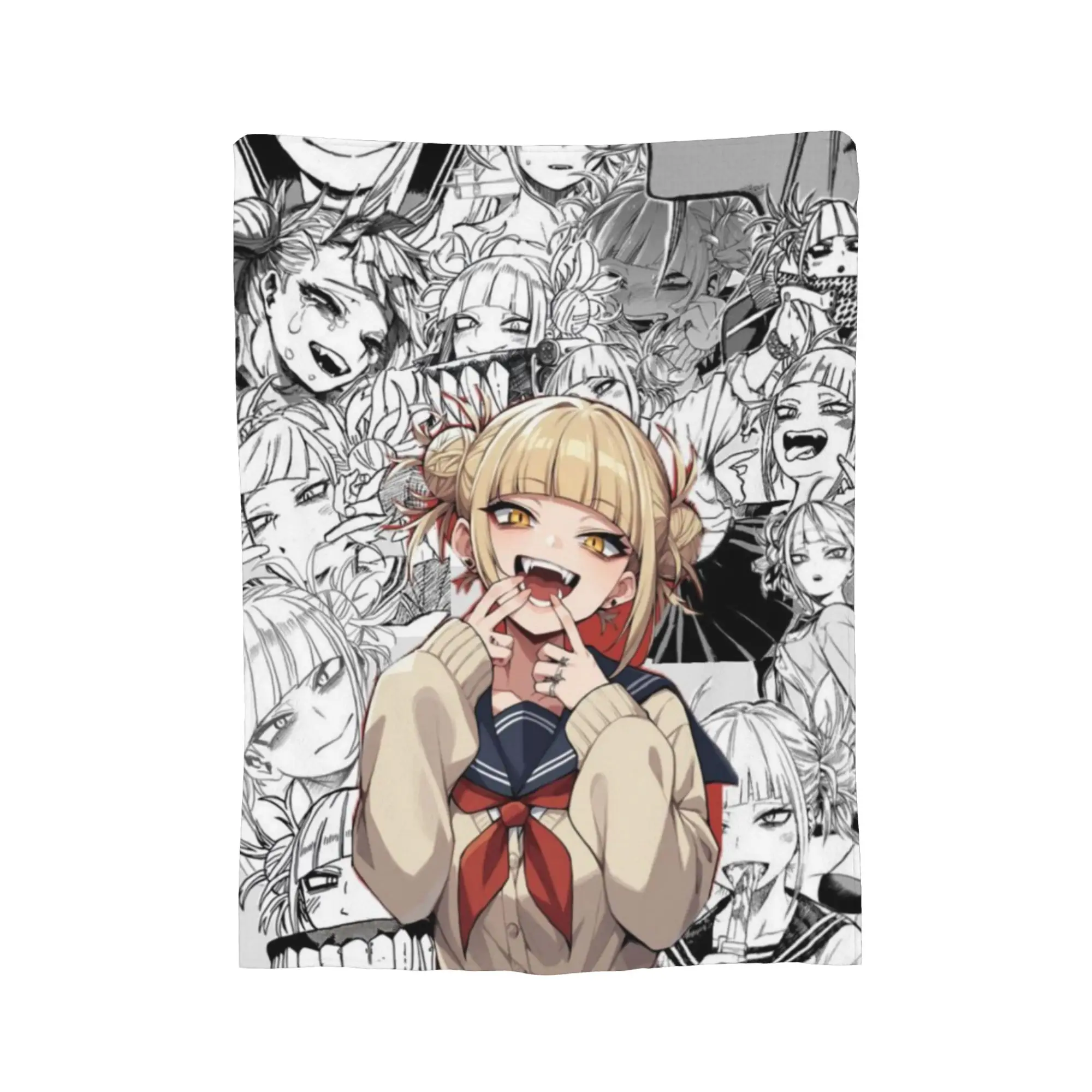 Super Soft My Hero Academia Himiko Toga Throw Blanket Premium Flannel Fleece Bed Blanket Super Cozy Bedspread All Season Use