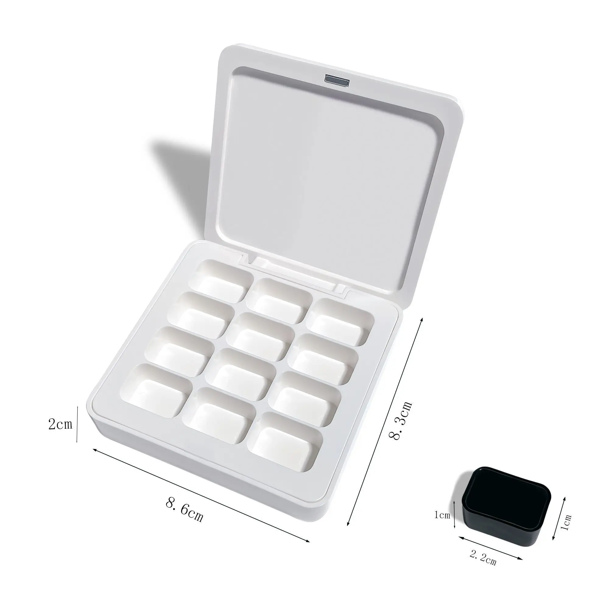 Vernis à ongles magnétique œil de chat, 12 couleurs, 2.5g, perle de verre, en conserve, UV LED, vernis Gel à tremper, laque Gel cristal