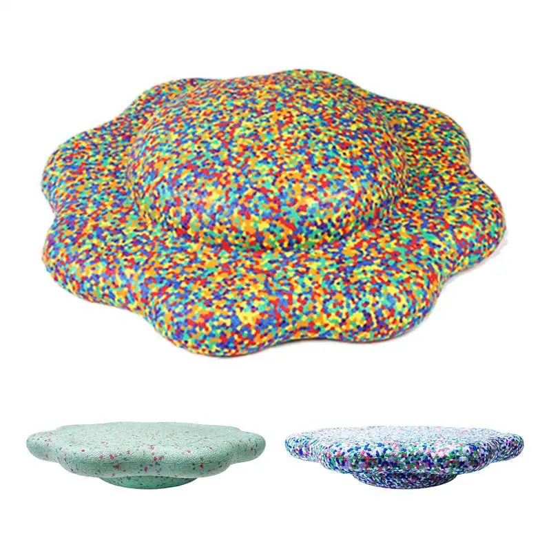 

Balance Training Board Multi-Function Non-slip Balances Trainer Flower Shape Balance Stepping Stones For Kids Adults Home