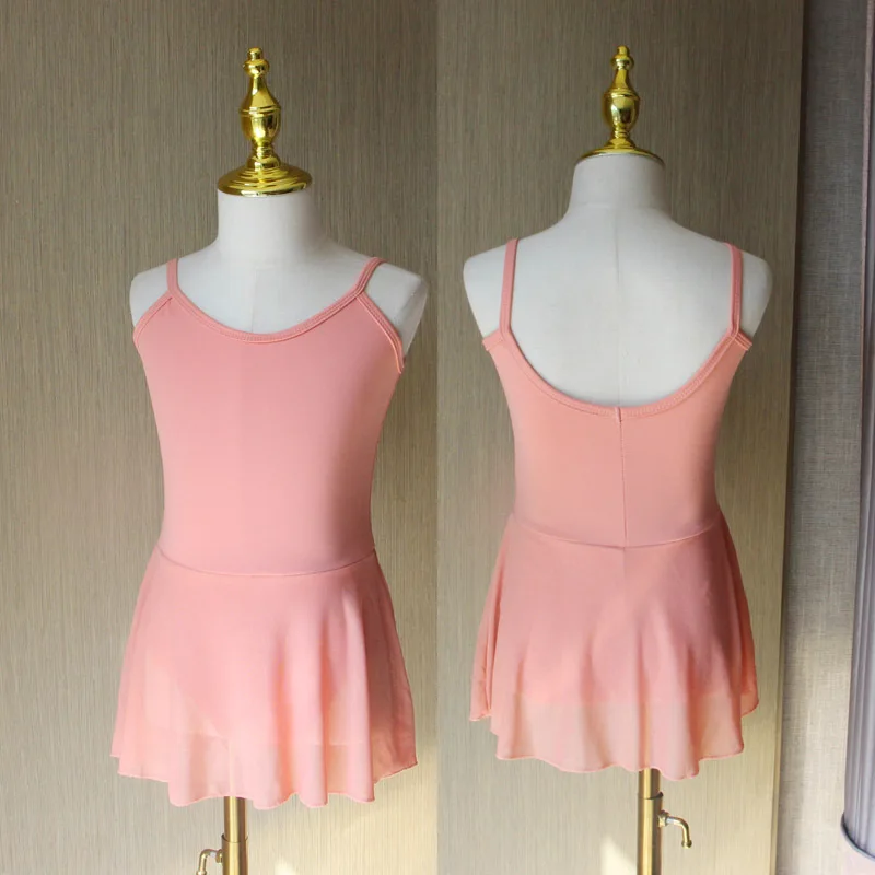 الأطفال فستان الباليه الصيف ملابس رقص الفتيات فساتين الرقص الاطفال الجمباز الباليه ثياب ممارسة الزي الفتيات الملابس