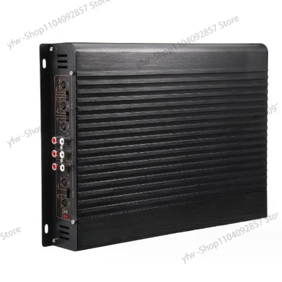 New car audio amplifier, high-power aluminum alloy sound system, 12V in car four channel amplifier, 4-channel