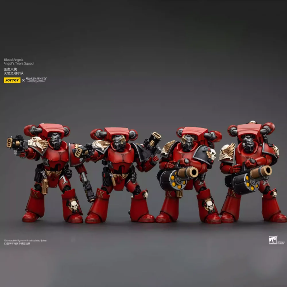 [สต็อก] JOYTOY Warhammer 30K 1/18 ตัวเลขการกระทําเลือดAngels Angel's Tears Squadคอลเลกชันตัวเลขของเล่นเด็กของขวัญ