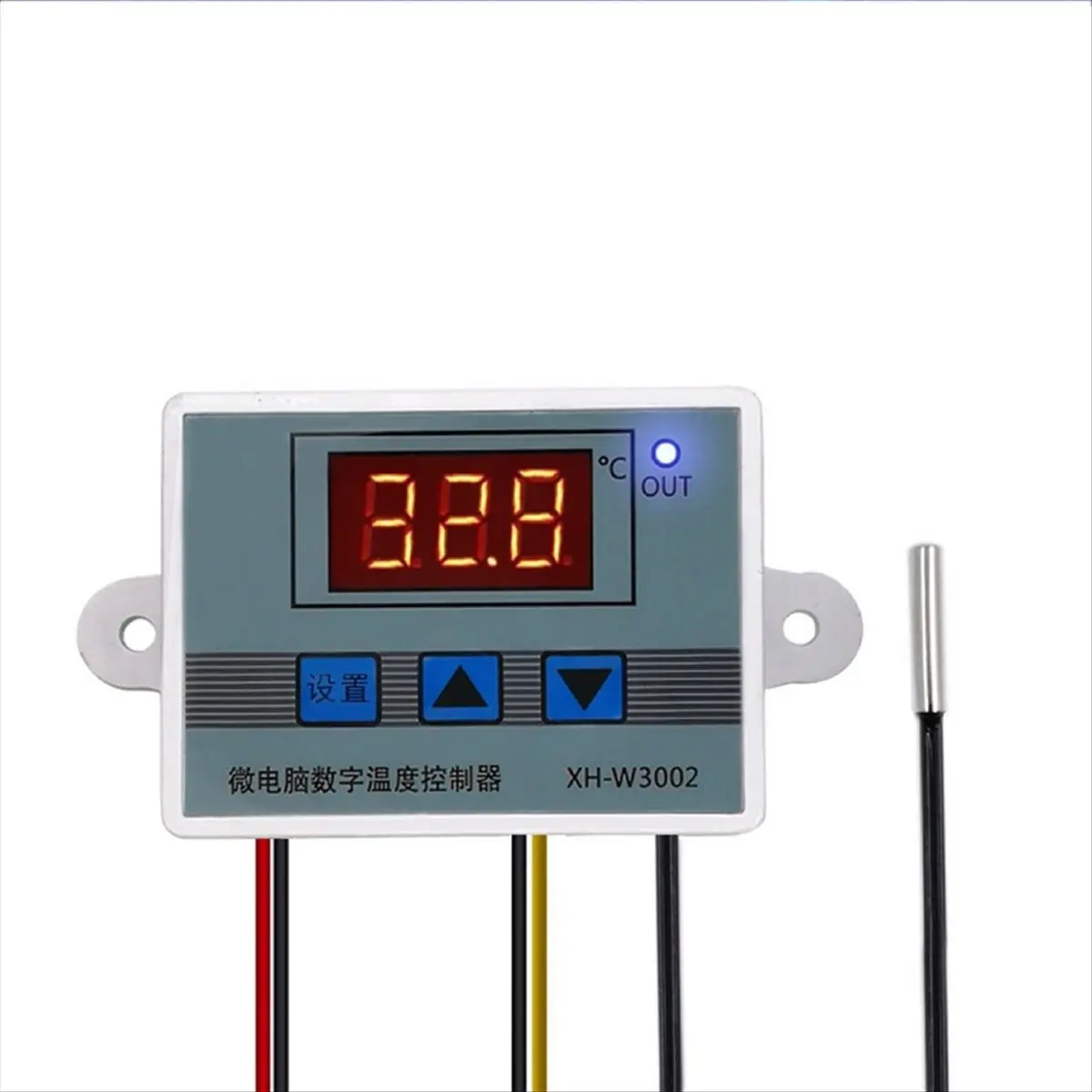 #06P 12V Professional W3002 Digital LED Temperature Controller XH-3002,Thermostat Regulator,(Plastic)