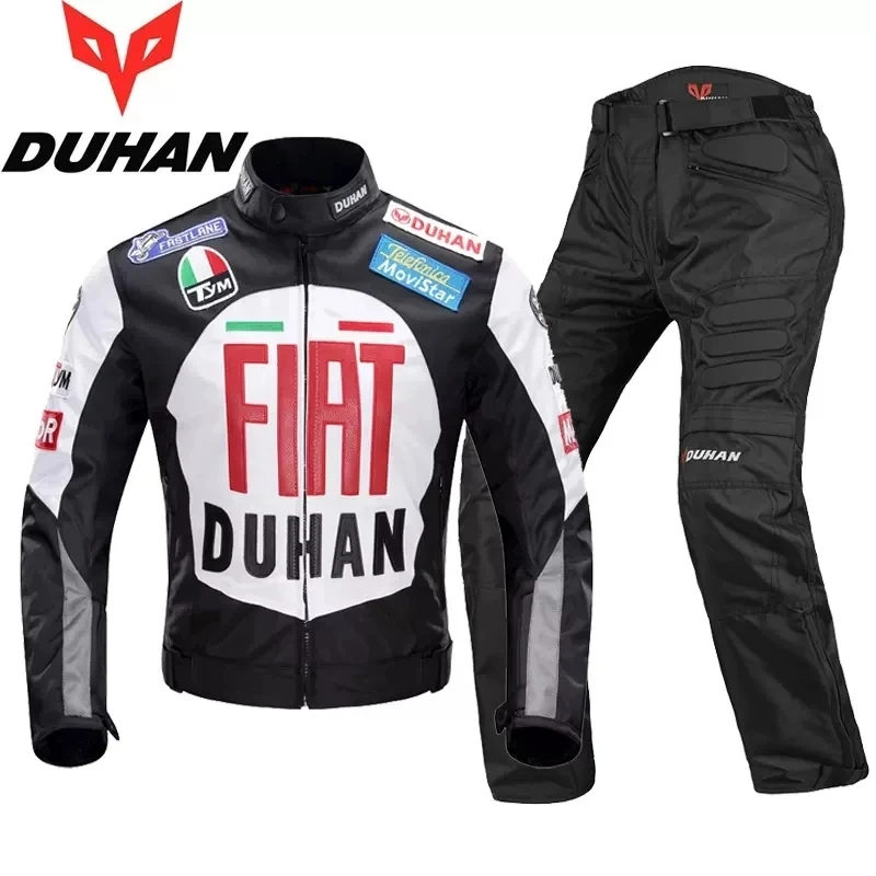 

NEW DUHAN Motorcycle Jacket Men Women Windproof Polyester 600D Removable Warm Liner Motorbike Motocross Riding Jacket