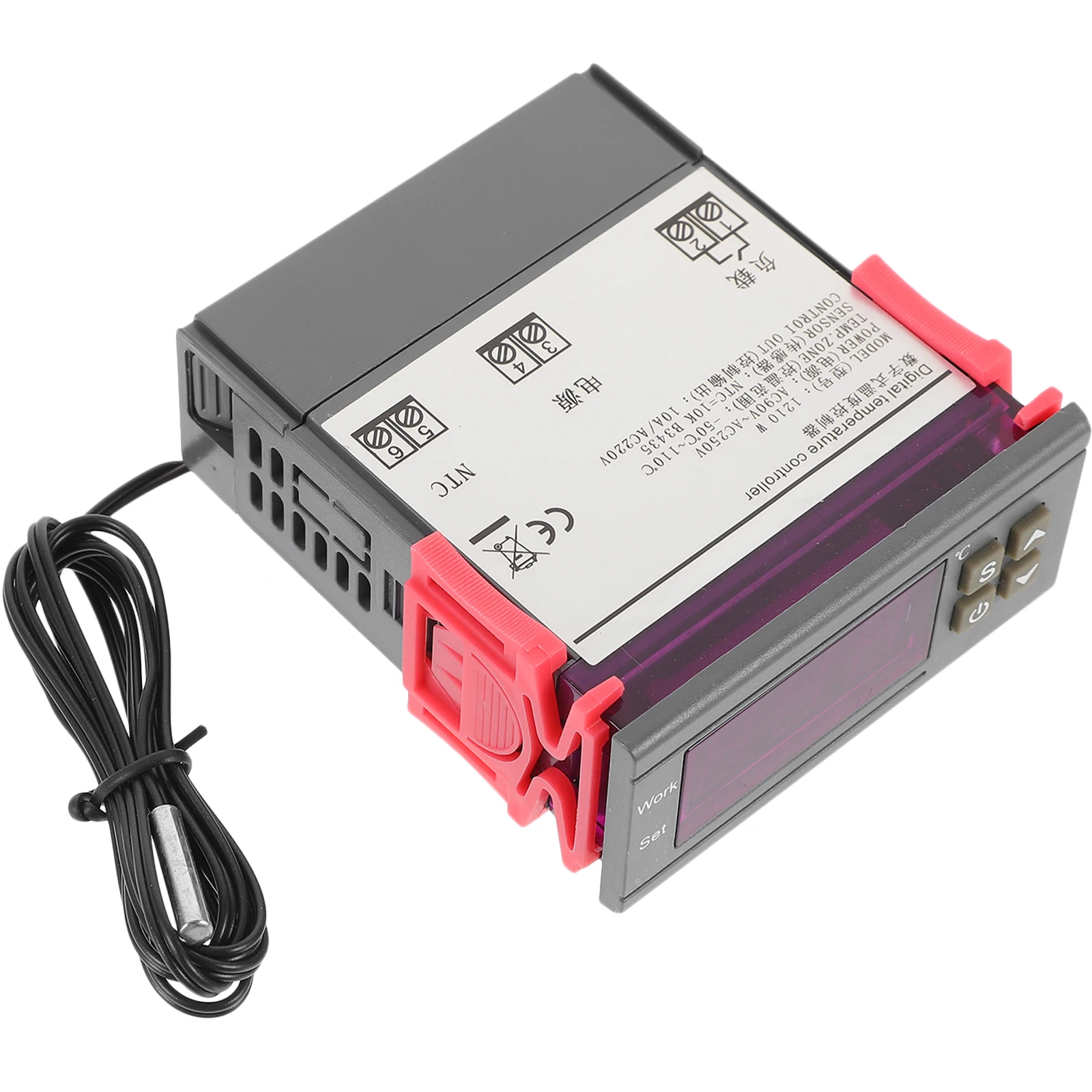 

Digital Temperature Controller 110V 220V Wide Voltage Temp Regulator Humidity Control Thermostat Switch Sensor
