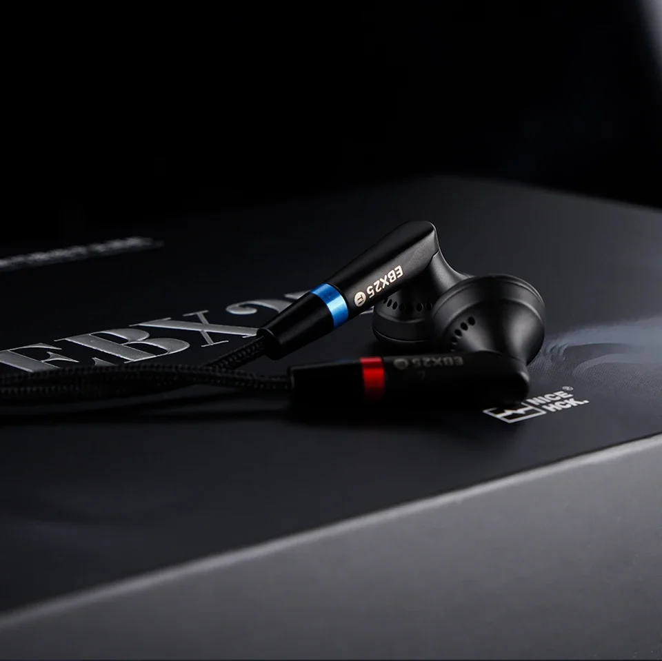 NICEHCK EBX25Ti HiFi イヤホン 14.2 ミリメートルドームベリリウム