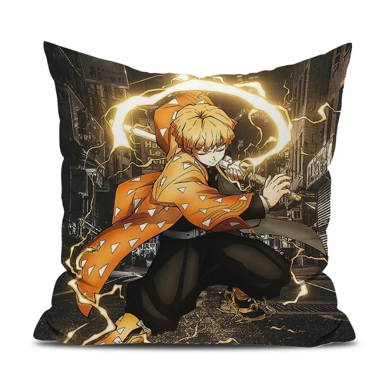 Covers Decoratieve Kussens Hoes Voor Sofa Demon Slayer Kussenslopen 50X50 Kussens Kussensloop 40X40 Pilow Hoesjes 45X45Cm