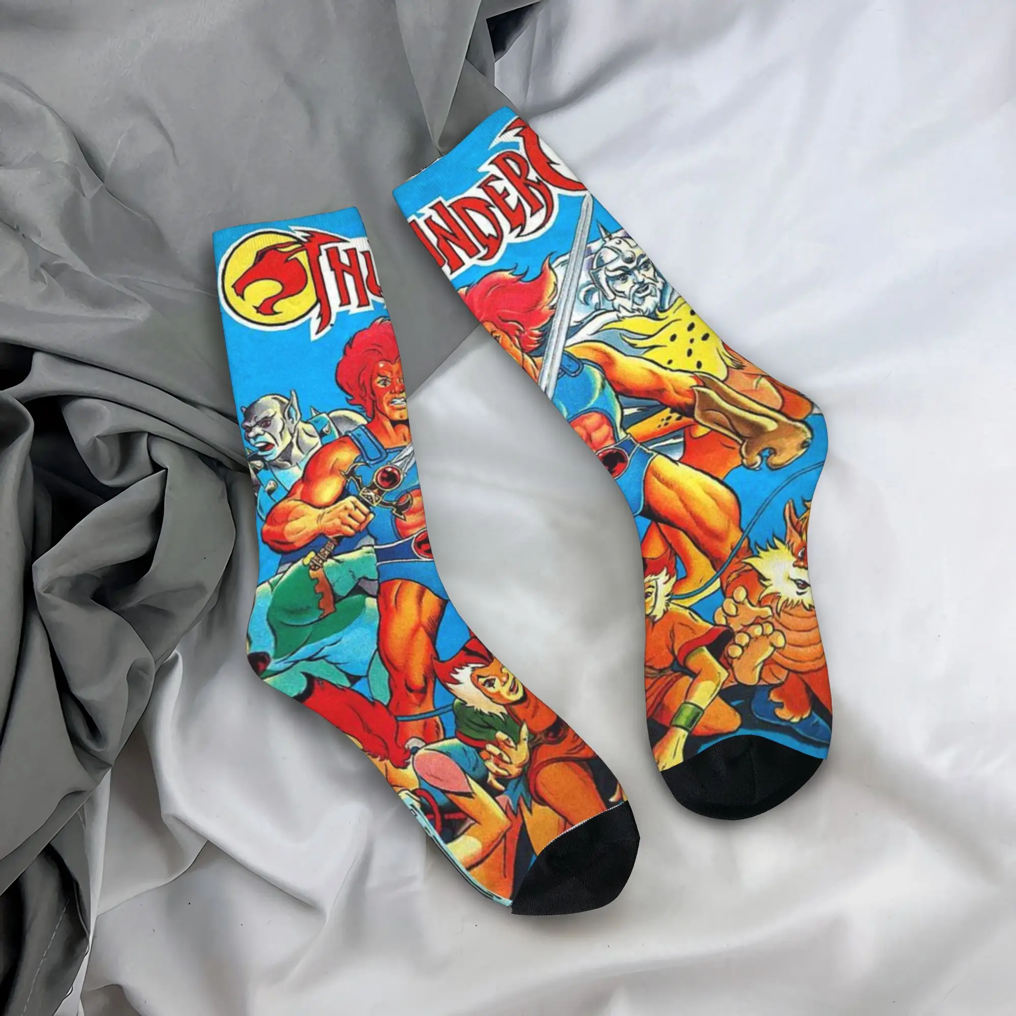 

Носки Thundercats Heroic Adventure, дизайнерские чулки, противоскользящие носки для взрослых и мужчин, качественные зимние модные носки для скалолазания