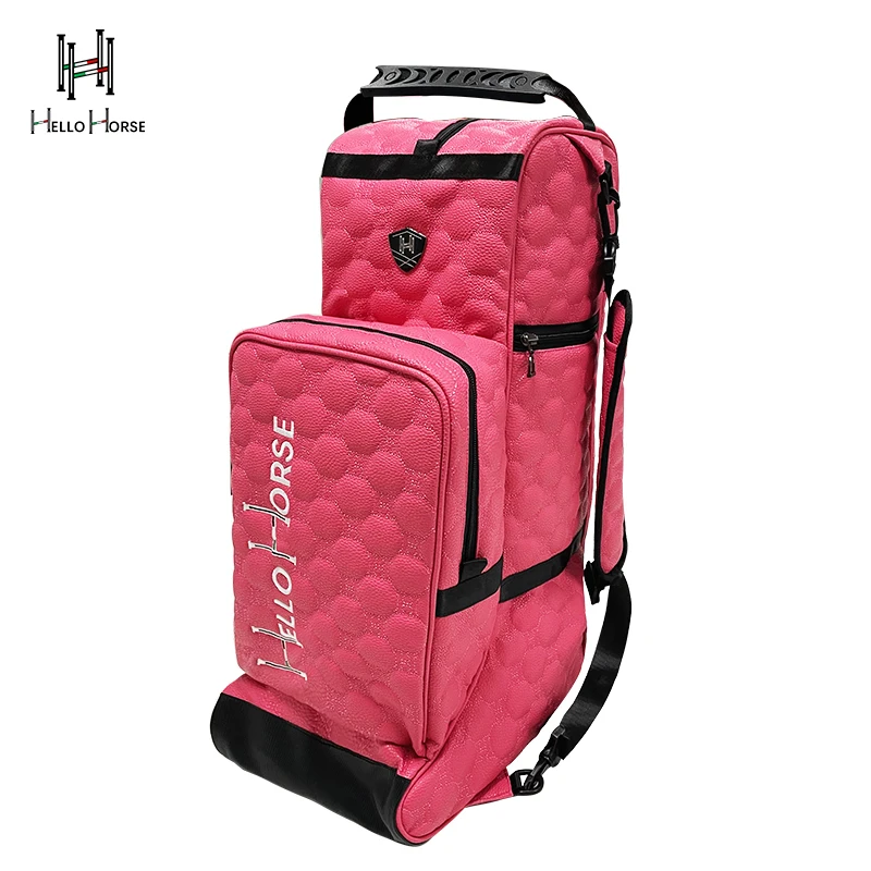 Hello Horse Wear-Resistant and Waterproof Equestrian Backpack, Stylish Appearance, Horse Riding Outdoor Equipment Storage Bag, Horse Riding Training and Competition Equipment Storage Bag