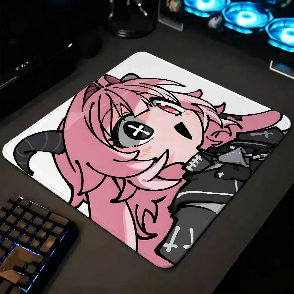 2026New Fashion Femme Soule Gaming Mouse Pad, Pink Hair Demon Girl HD Print