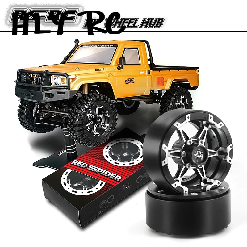 

4 шт. RC Rock Crawler Metal 1,9 "обод колеса BEADLOCK для 1/10 Axial SCX10 AXI03007 90046 90047 D90 TRAXXAS TRX-4 Tamiya