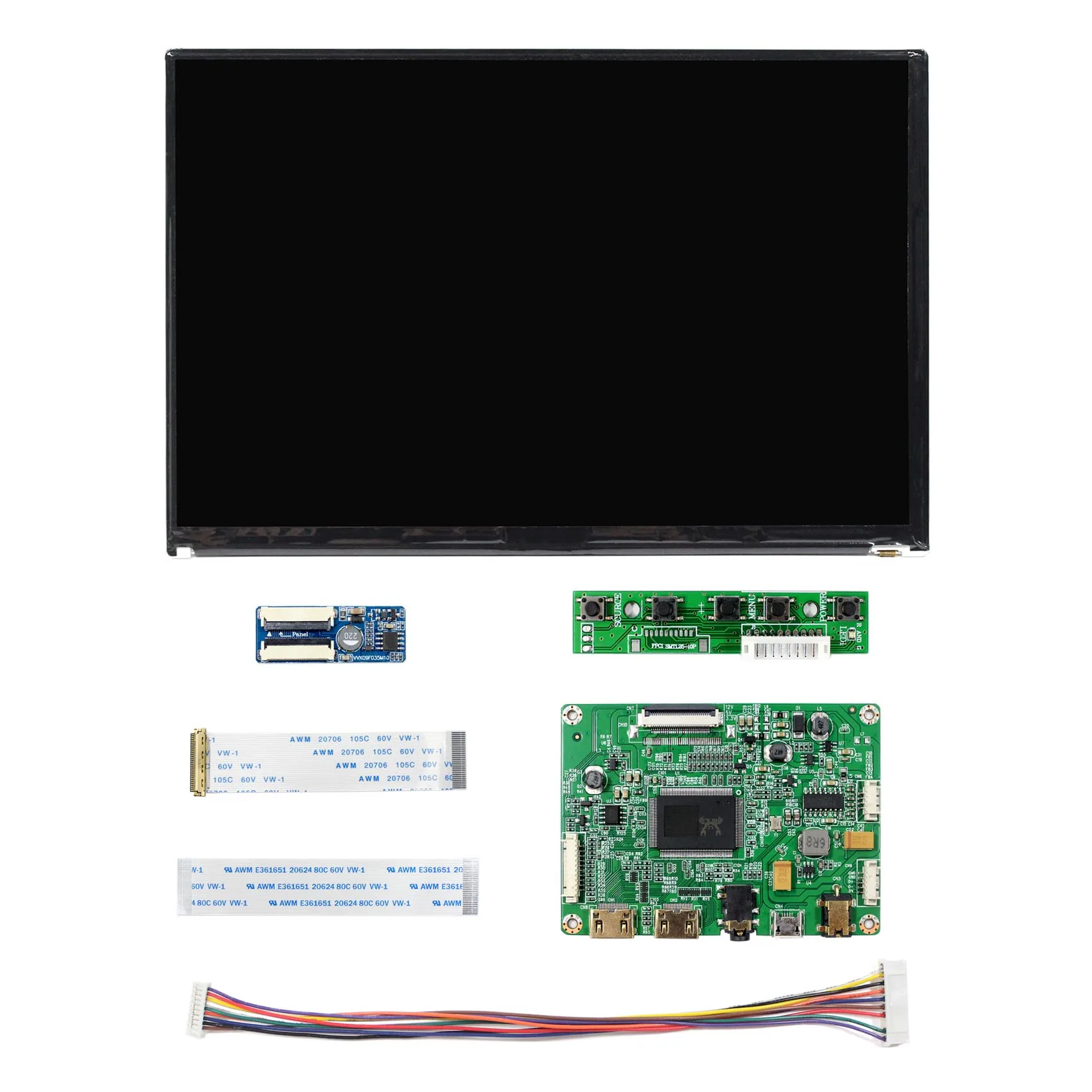 Mini HD MI LCD Controller Board 8.9in VVX09F035M10 1920x1200 IPS LCD Screen