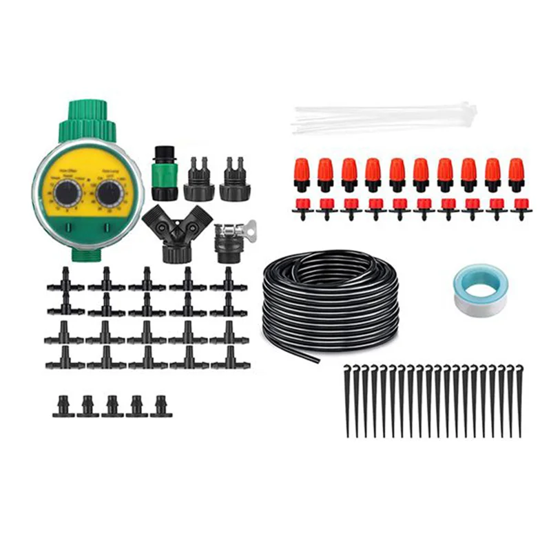 

RR-Garden Garden Irrigation System Set Watering Drip Irrigation System Accessories Garden Hose Watering System
