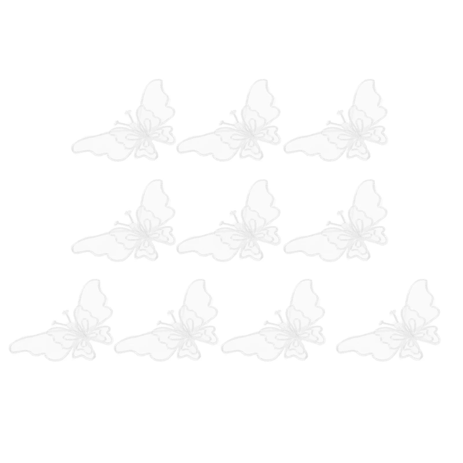 

Clothing Lace Butterfly Accessories Butterflies Decor Applique Patches for Sewing