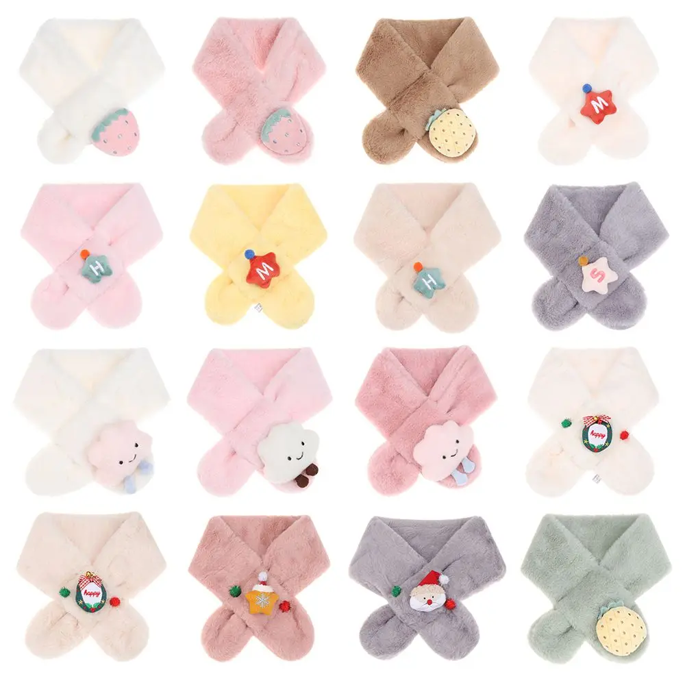 Fashion Collar Thickening Cute Kid's Scarves Neckerchief Children Shawls Toddler Scarf